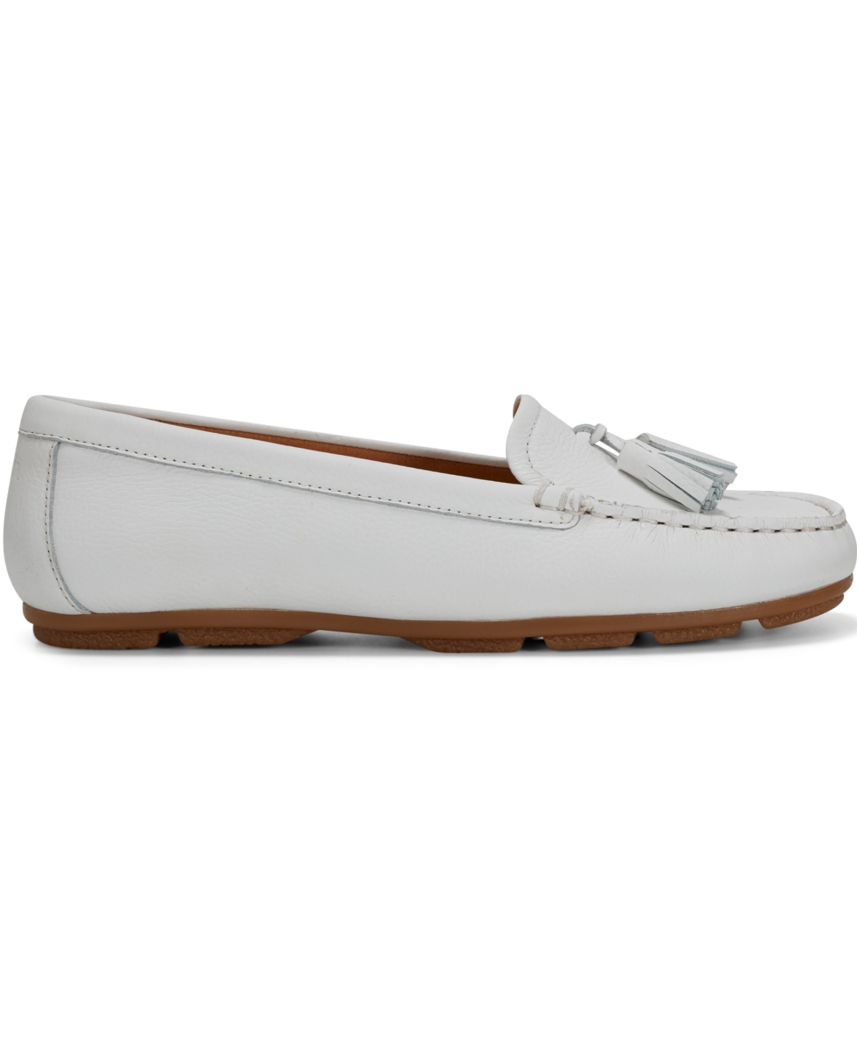 Shop Earth Women's Raquel Tassel Slip-on Loafers In White Leather