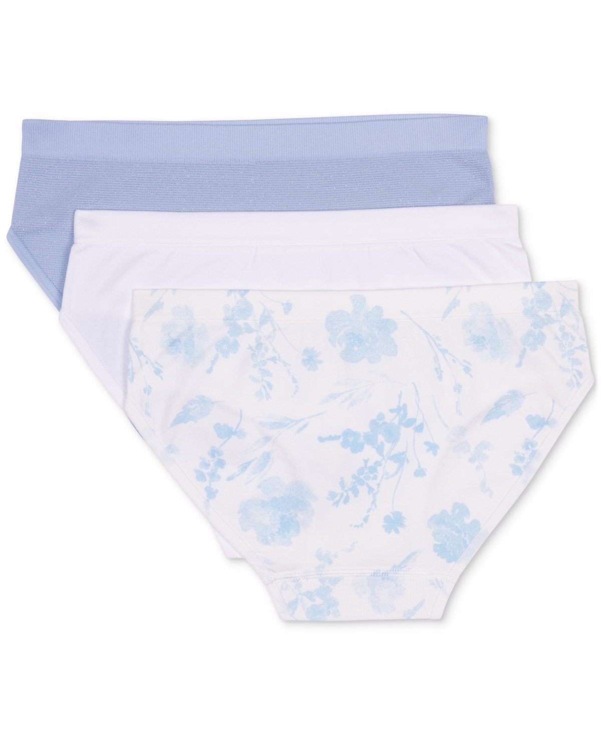 MAIDENFORM BIG GIRLS SEAMLESS HIPSTER UNDERWEAR, PACK OF 3 