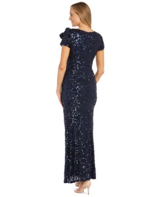Women's Sequin Front-Slit Gown