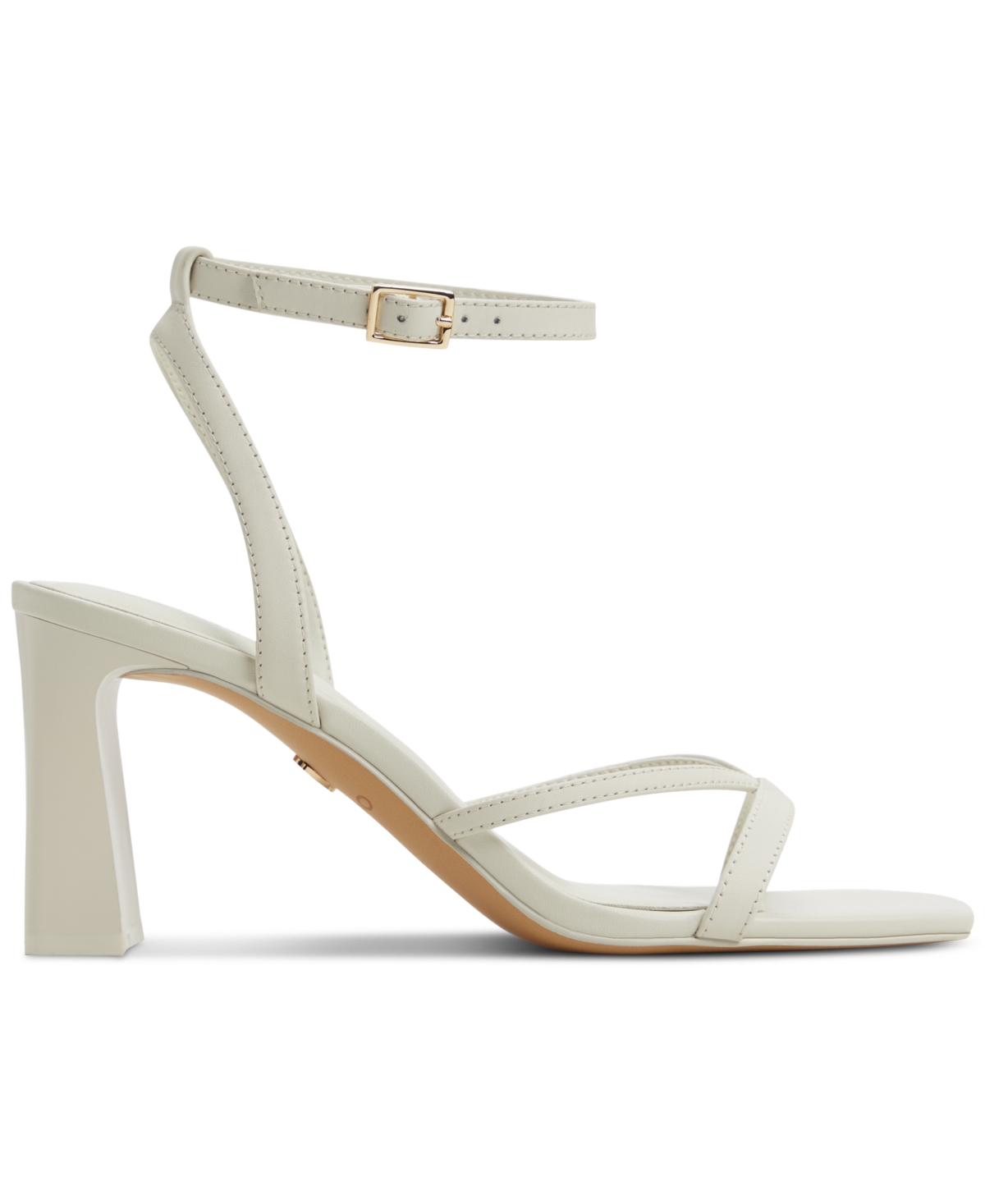 Aldo Stellare Ankle Strap Sandal In Bone