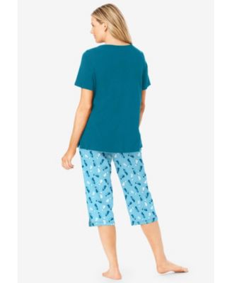 Women's Dreams and Co. 2-Piece Capri PJ Set