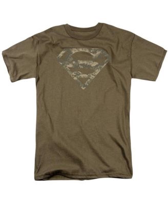 Mens Army Camo Shield Short Sleeve Adult Tee / T-Shirt