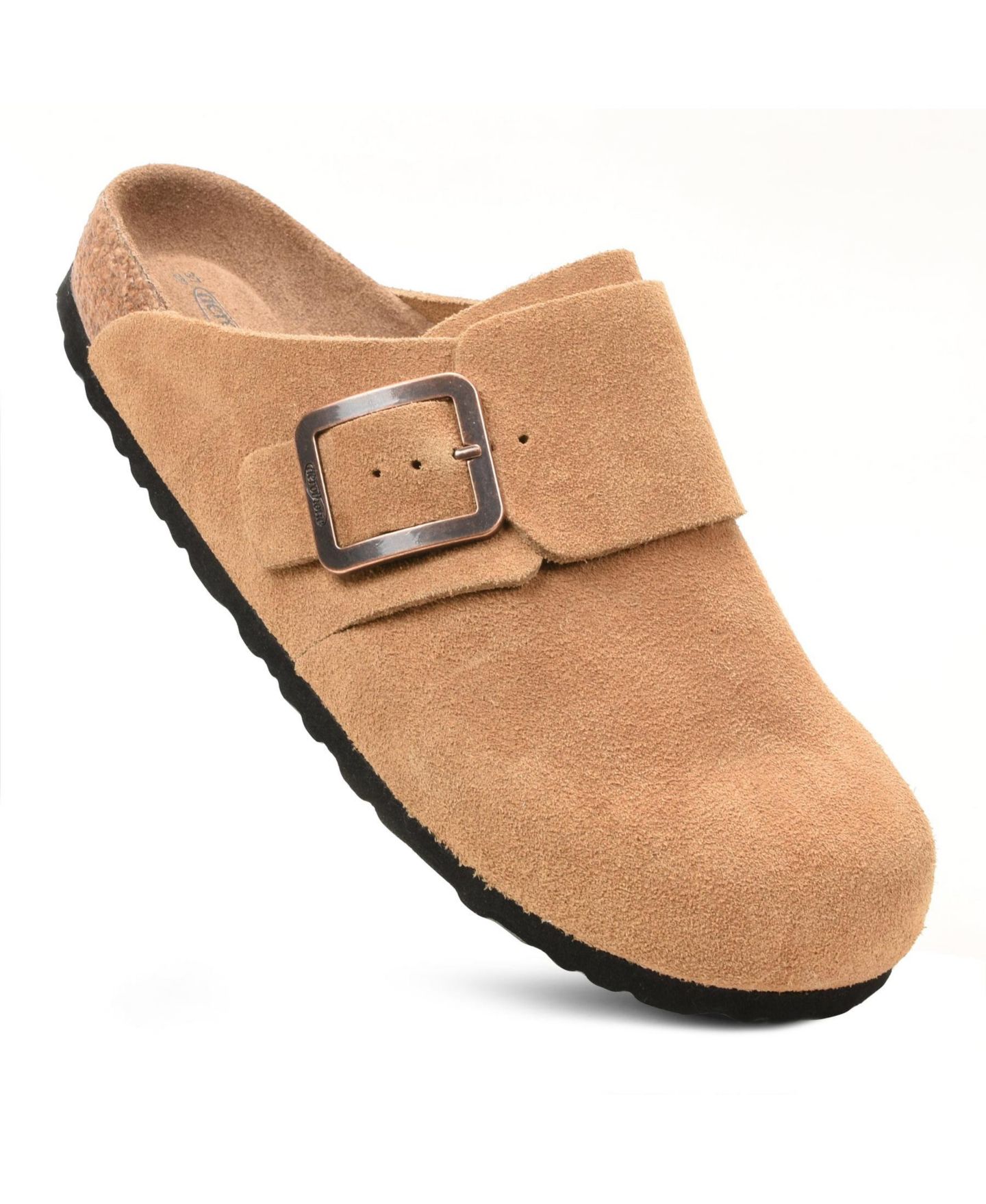 Женские сабо Aerothotic Atlas Genuine Leather Clogs for Women with Arch Support, цвет: Верблюжий — фото 1