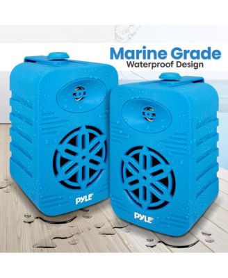 5.25” 2-Way Bluetooth Wireless Speaker System - Waterproof, 500W Max Power, 1/2” Tweeter, Compact Design