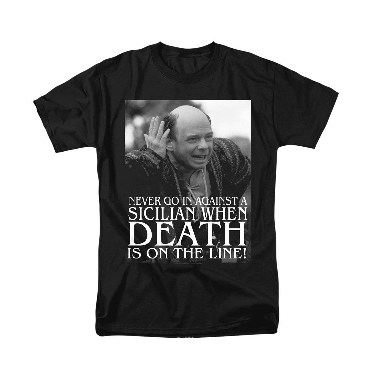 Men's Sicilian Short Sleeve Adult Tee / T-Shirt - Black