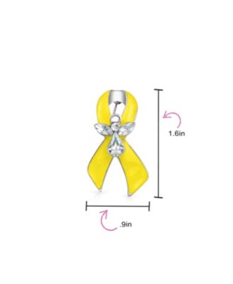 Set of 3 Awareness Ribbon Brooch Pins for Support and Solidarity