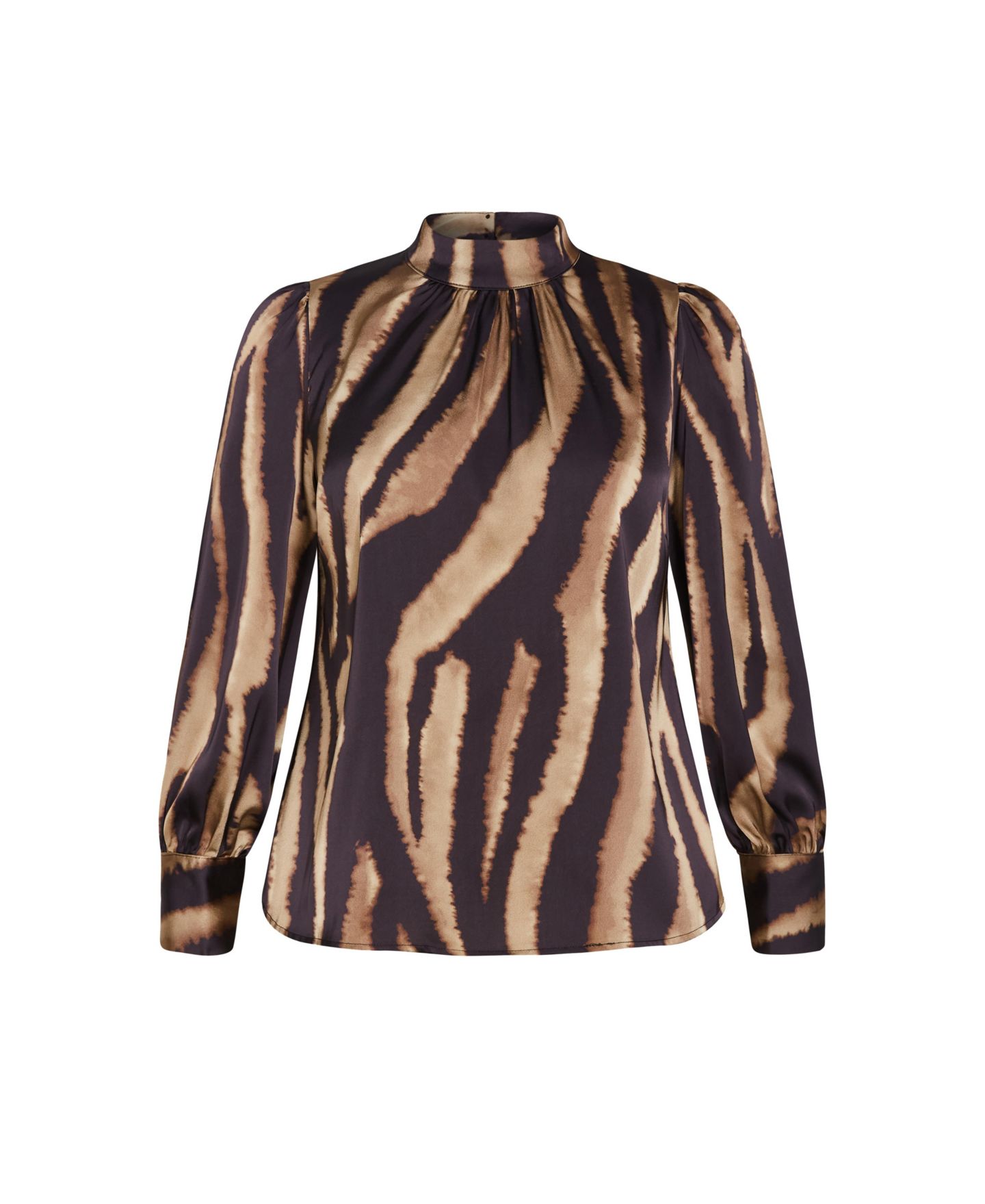 Женский топ CITY CHIC Plus Size Untamed, цвет: Brandy Untamed — фото 4