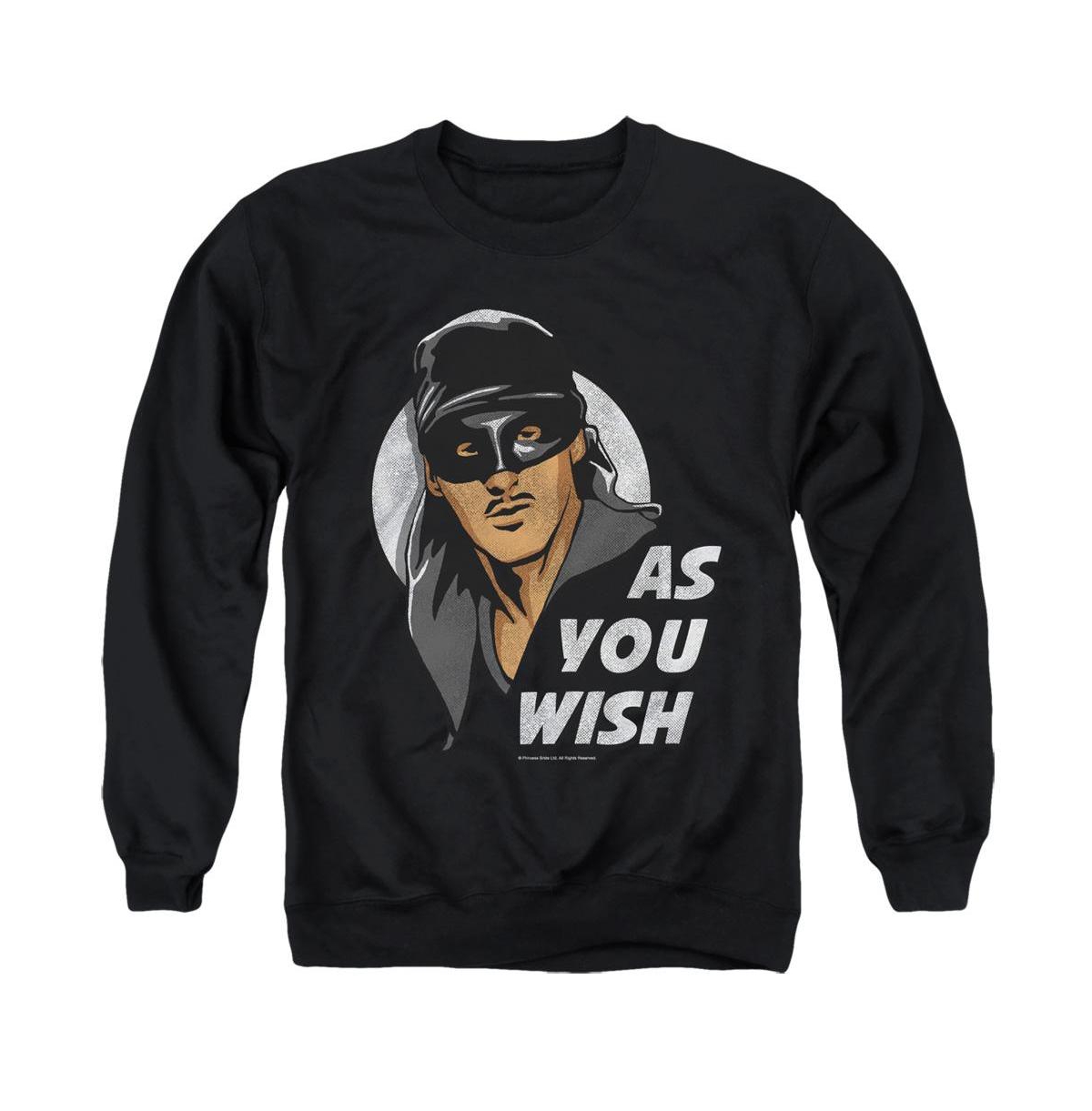 Men's As You Wish Adult Crewneck Sweatshirt - Black