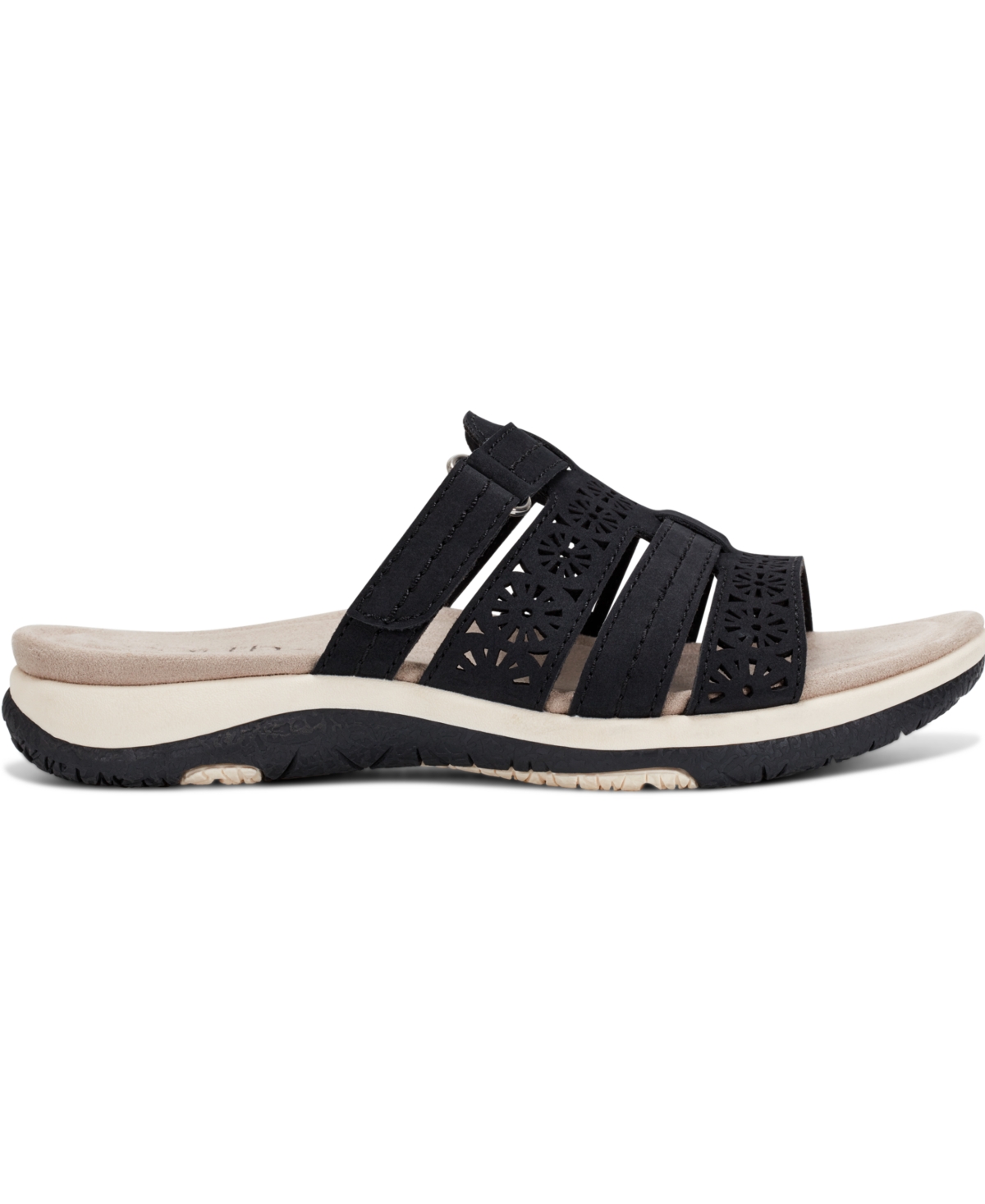Shop Earth Women's Sinci Fisherman Flat Slip-on Sandals In Black