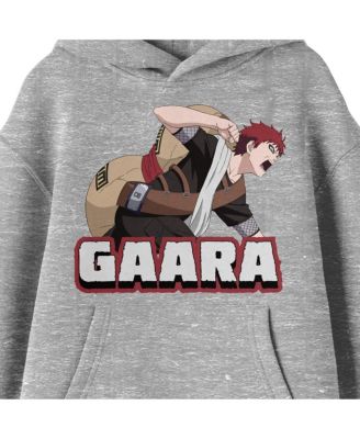Boys Classic Gaara Character in Action Pose Youth Athletic Heather Hoodie-Large