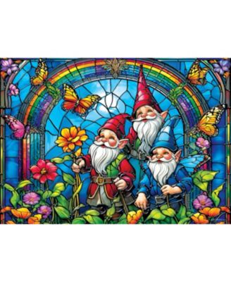 Stained Glass - Gnomish Delight 1000 Piece Jigsaw Puzzle
