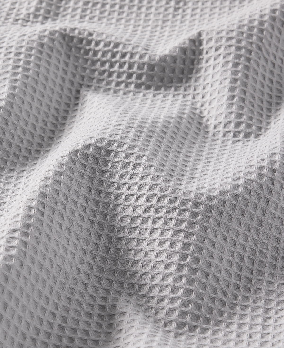 Arch Studio Waffle Cotton Blanket, Twin, Exclusively At Macy's In Grey
