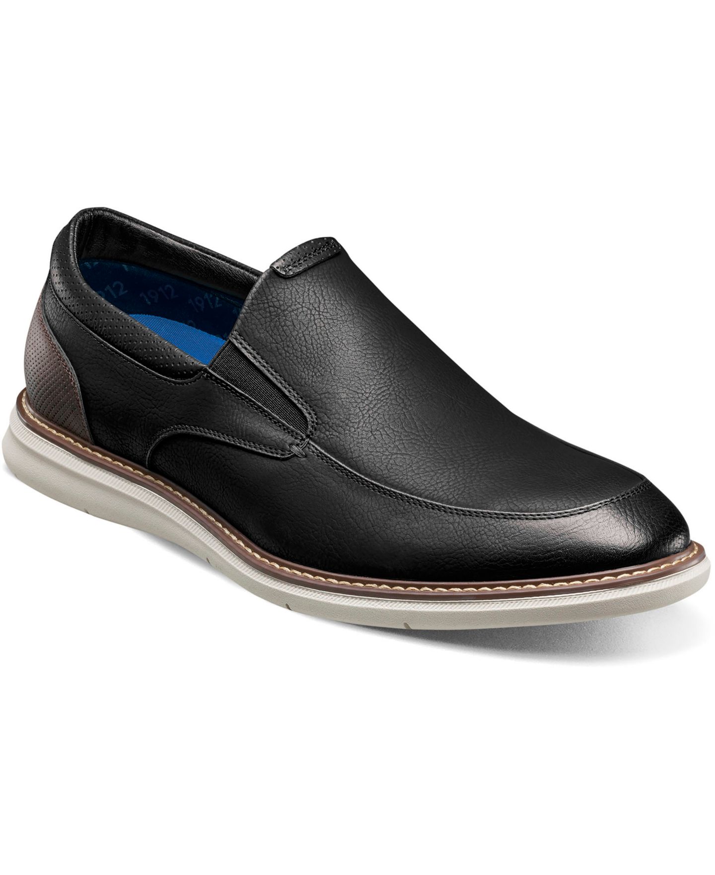 Мужские туфли Nunn Bush Chase Casual Slip On, цвет: Чёрный — фото 1