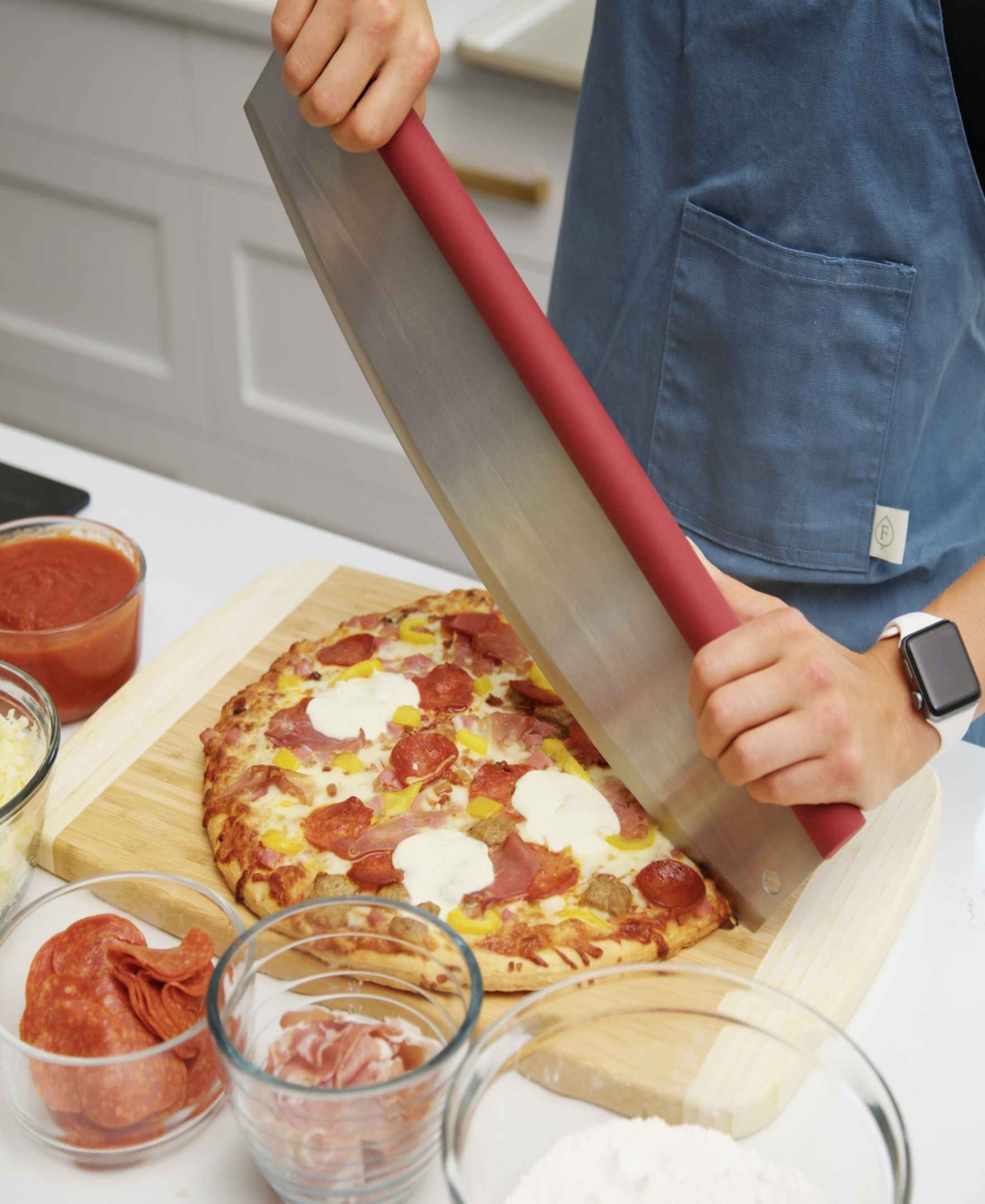 Old Stone Pizza Kitchen 15 Inch Round Pizza Stone In Silver