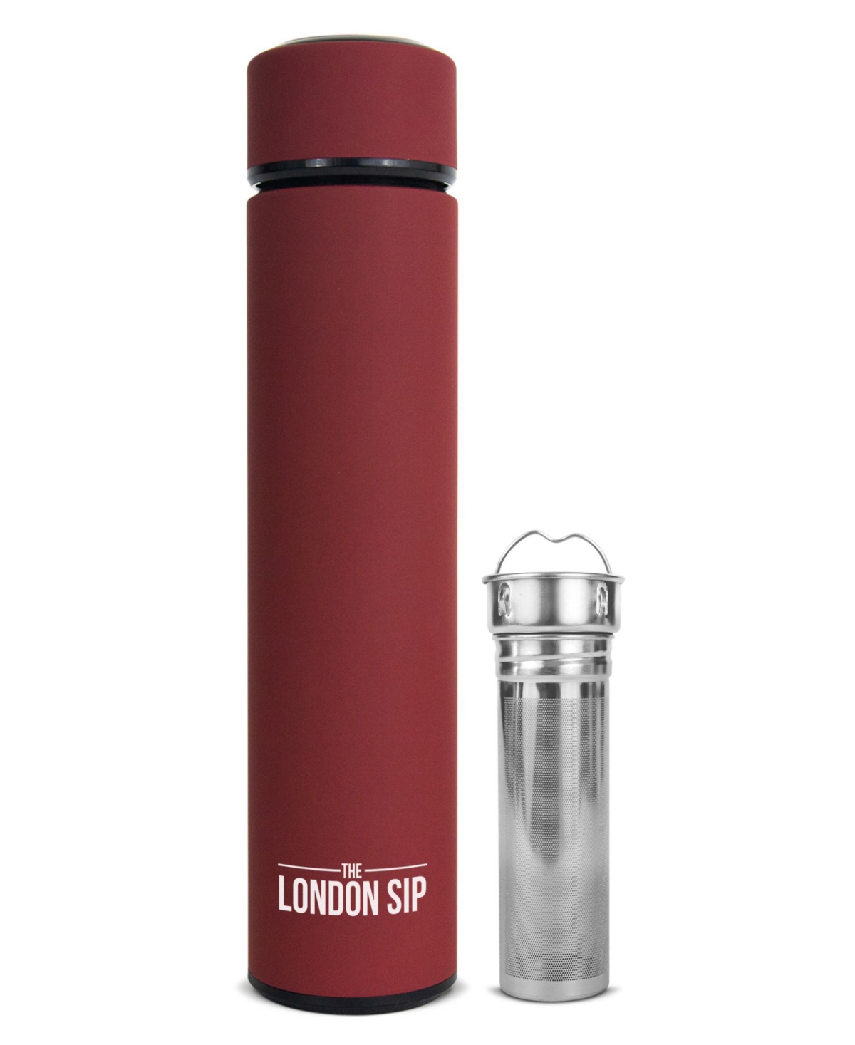 London Sip 16 Oz. Travel Tea Infuser In Red