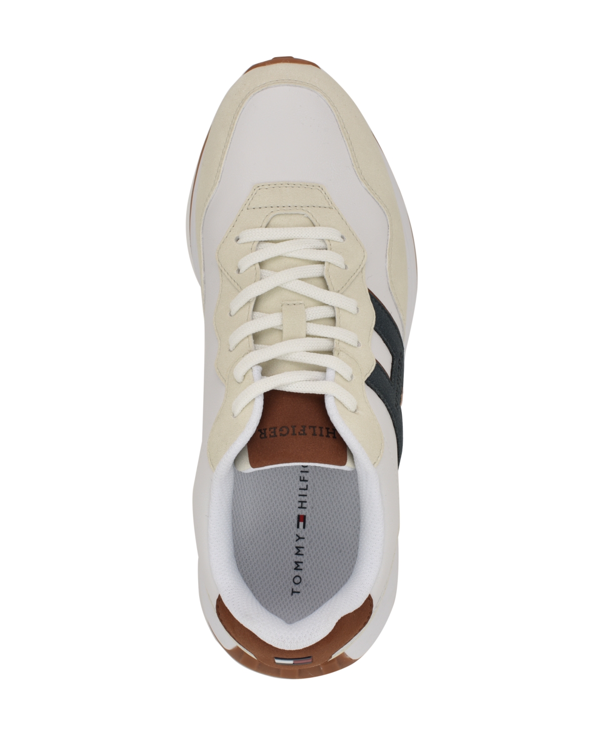 Tommy Hilfiger Men's Vanlon Lace Up Jogger Sneakers In Light Gray