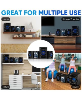 5.25” 2-Way Bluetooth Wireless Speaker System - Waterproof, 500W Max Power, 1/2” Tweeter, Compact Design