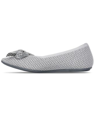Women's Cleo Point Bow - Shimmery Shine Skimmer Flats from Finish Line