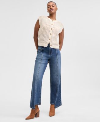 Now This Womens Sweater Vest Jeans Exclusively At Macys