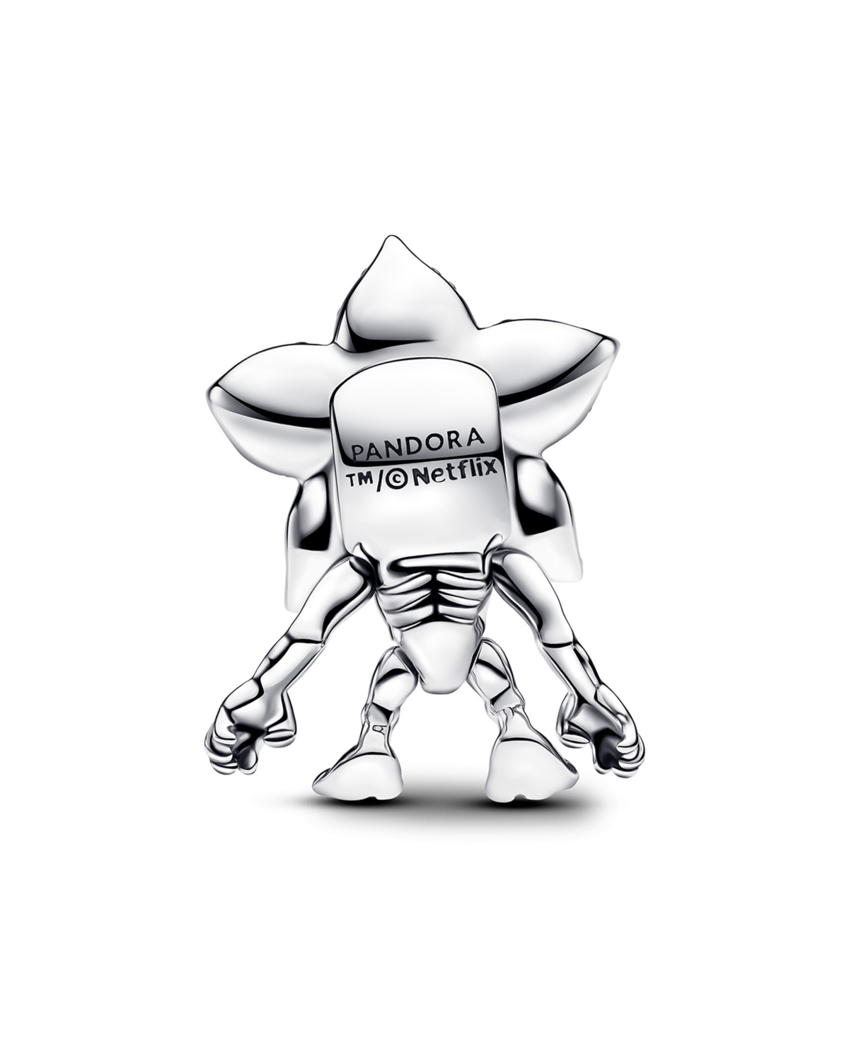 Pandora Sterling Silver Stranger Things Moveable Demogorgon Charm In Sterling Silver