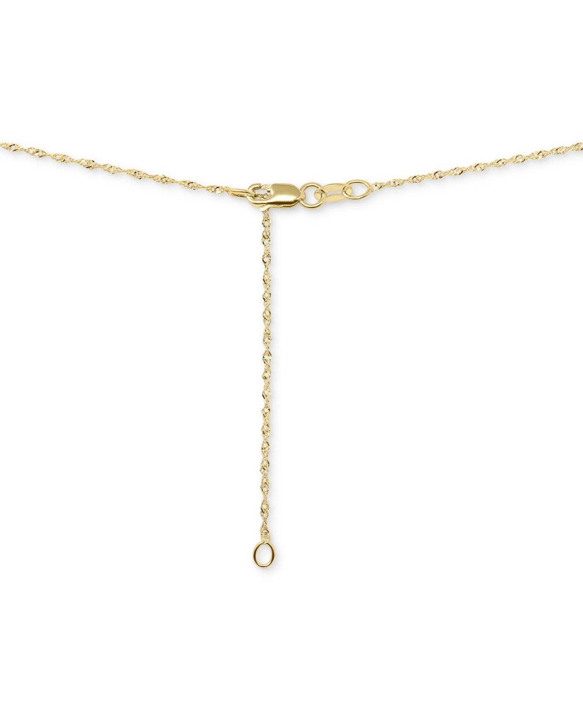Macy's Princess Cut Emerald (1/2 Ct. T.w.) & Diamond (1/8 Ct. T.w.) Pendant Necklace In 14k White Gold Or Y In Gold