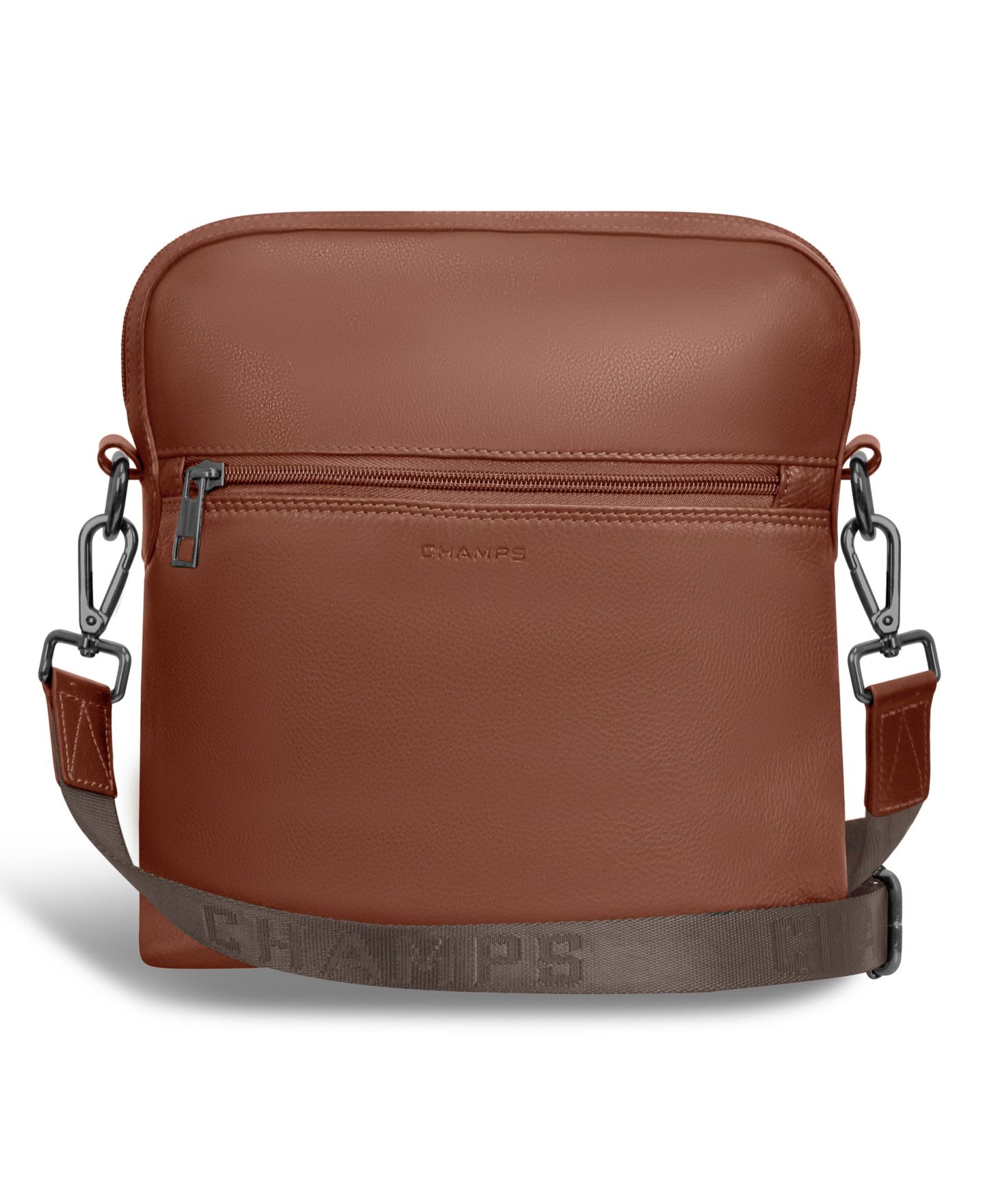 Женская сумка CHAMPS Onyx Leather Cross Body, цвет: Коричневый — фото 1
