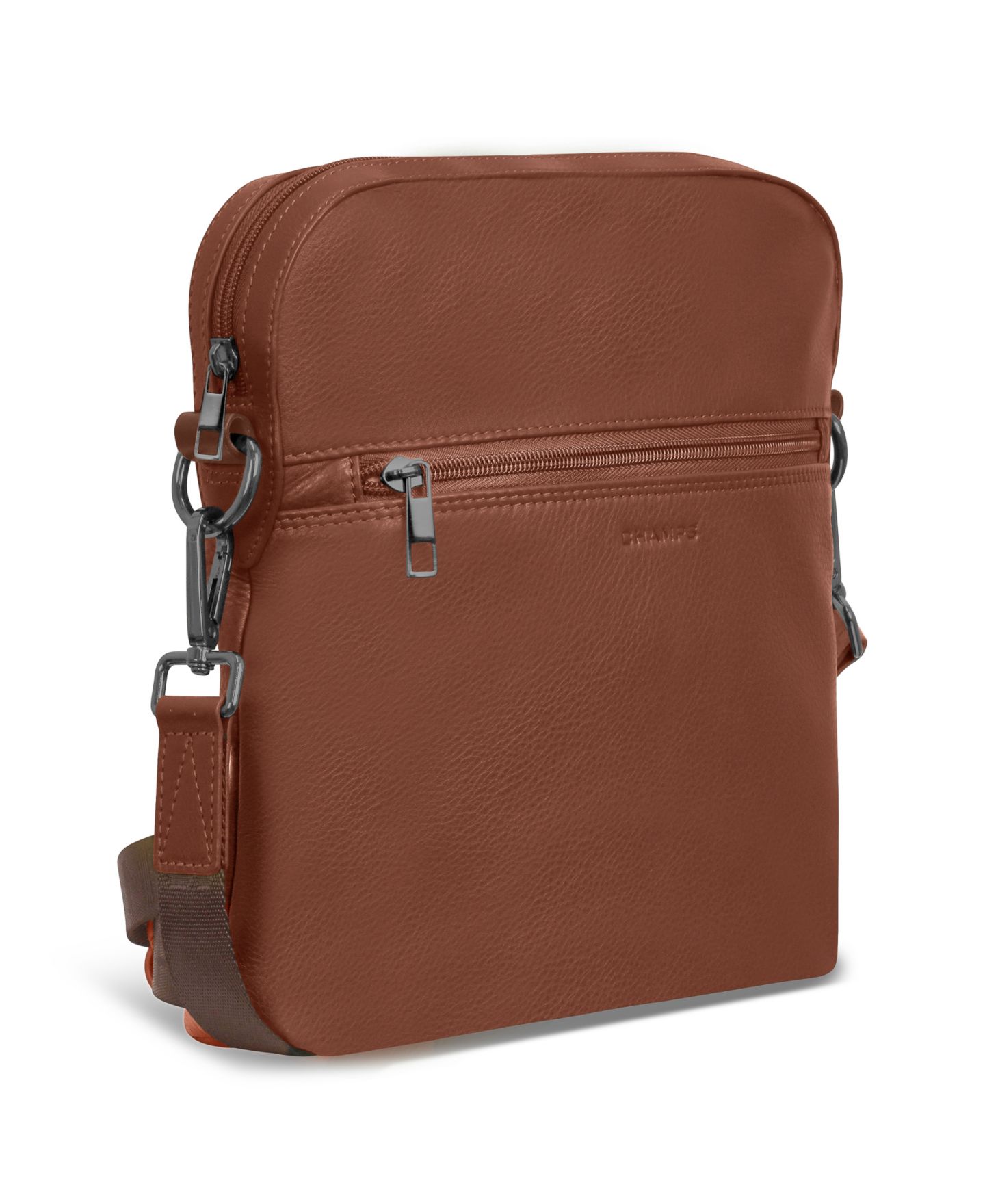 Женская сумка CHAMPS Onyx Leather Cross Body, цвет: Коричневый — фото 5