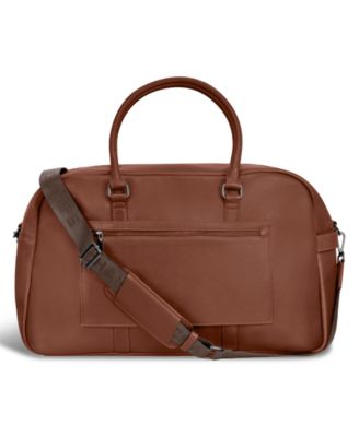 Onyx Leather Duffle Bag