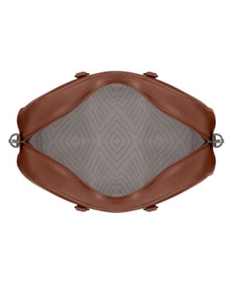 Onyx Leather Duffle Bag