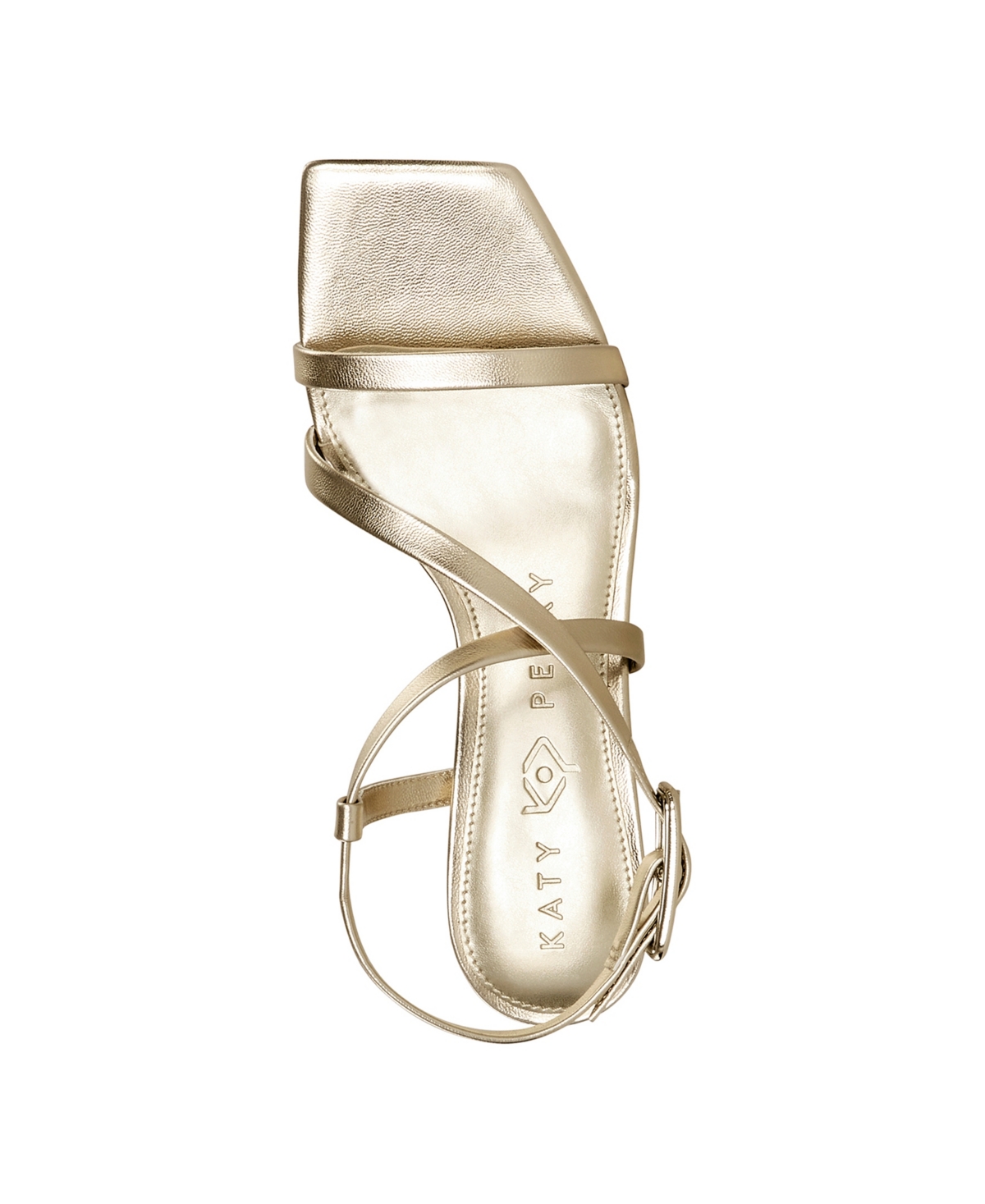 Shop Katy Perry Women's The Wandering Square Toe Sandals In Champagne