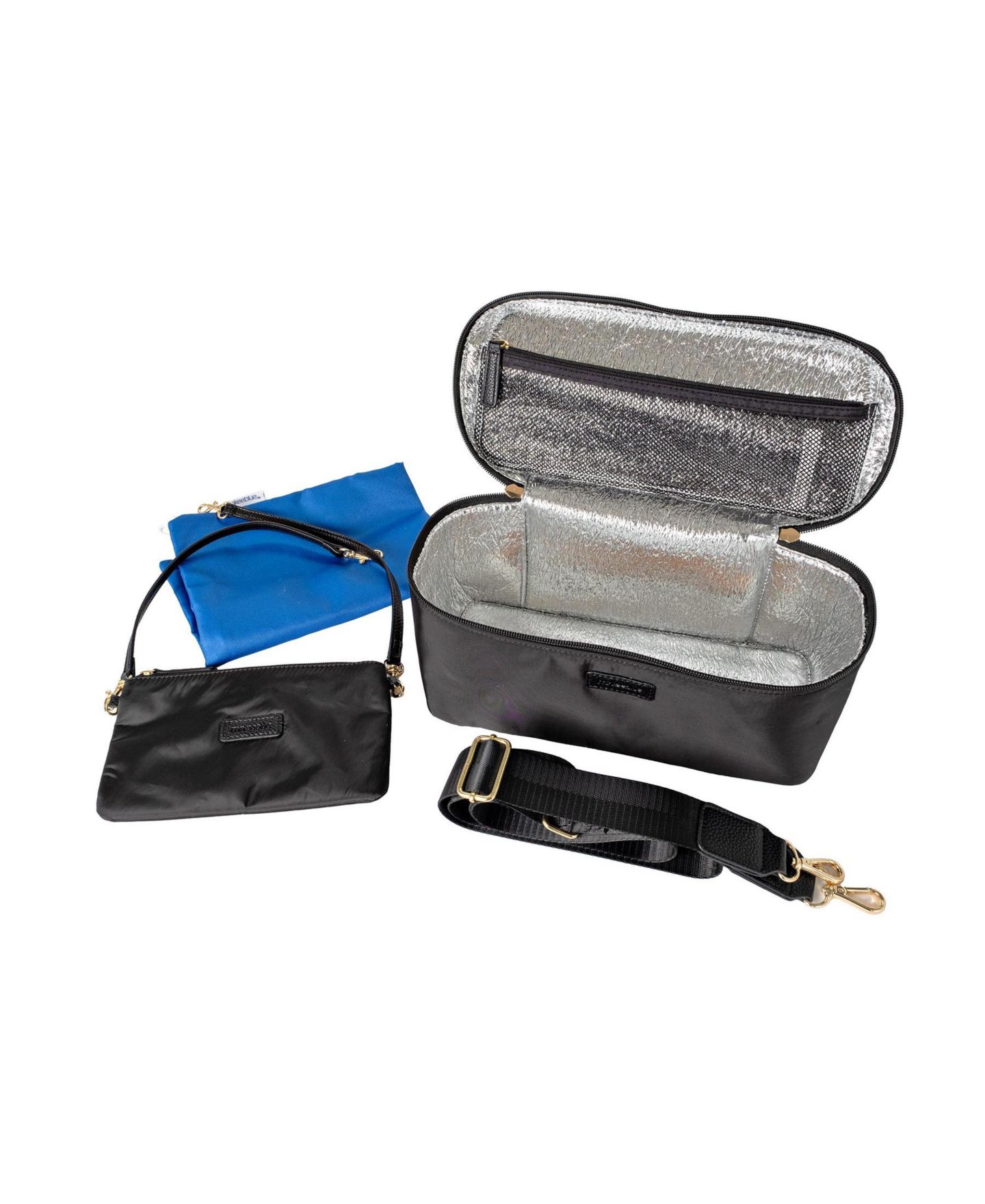 Женская сумка MinkeeBlue Convertible Organizational Ella with Lunch, цвет: Чёрный — фото 8