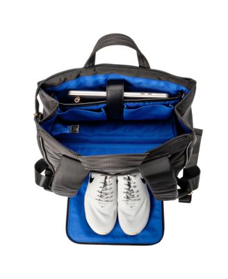 Convertible Organizational Amber Backpack with Lunch Bag