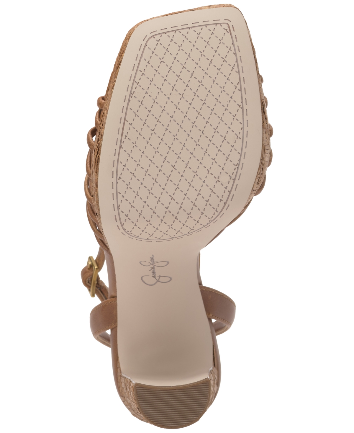 Jessica Simpson Colero Ankle Strap Platform Sandal In Western Tan