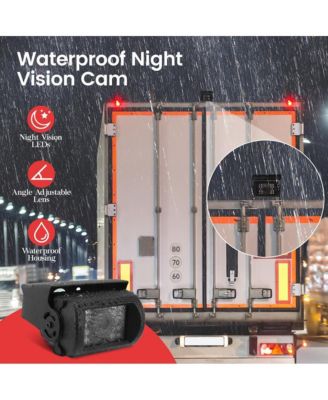 DVR Cam Recording System with 7'' Display Monitor and Night Vision, Waterproof