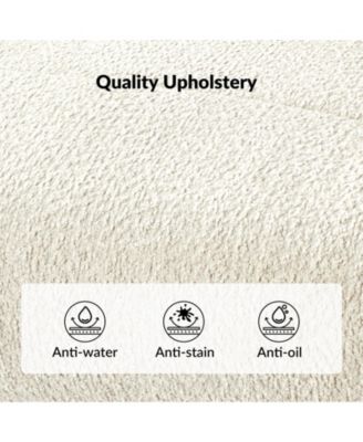 Rosalina Modern Recliner with Built-In Nightlight and Wooden Base