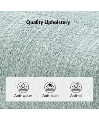 Rosalina Modern Recliner with Built-In Nightlight and Wooden Base