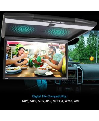 17.3'' Car Overhead Monitor with HDMI, USB, Micro SD, 1080p Support