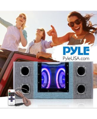 Dual Subwoofer Box System, 8'' Vented Enclosure, 800W Max, LED Lights