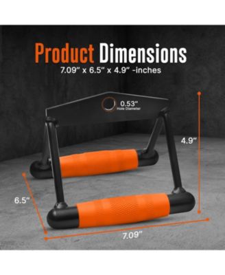 Double D Row Handle Cable Attachment with Non-Slip Grip