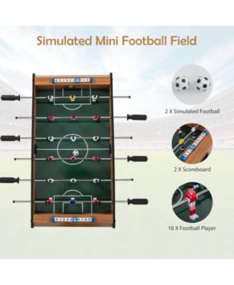 27 Inch Foosball Table Mini Tabletop Soccer Game