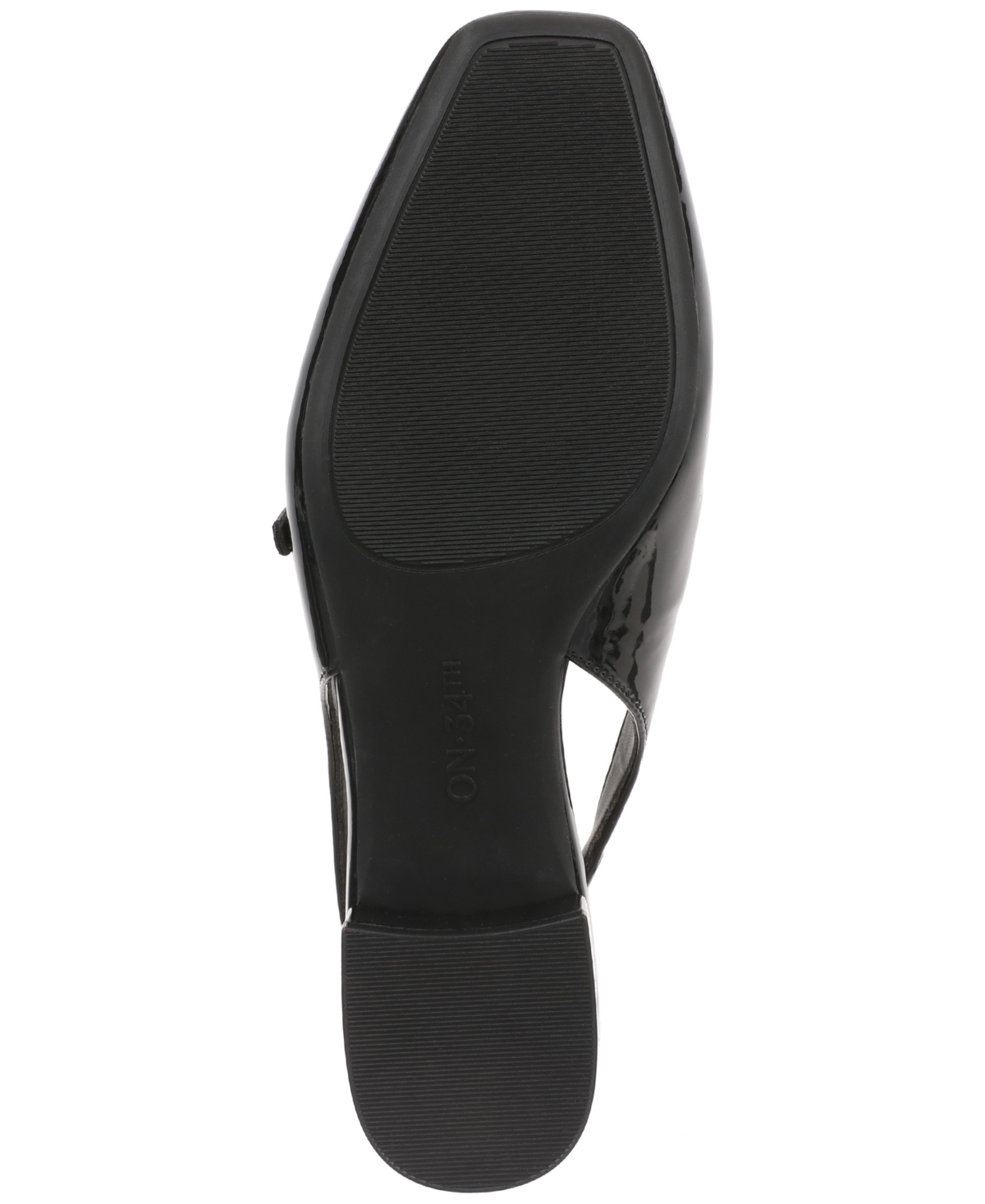 On 34th Women's Ameliaa Buckled Slingback Pumps, Created For Macy's In Black Patent