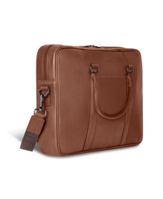 Onyx Collection Leather Slim Briefcase