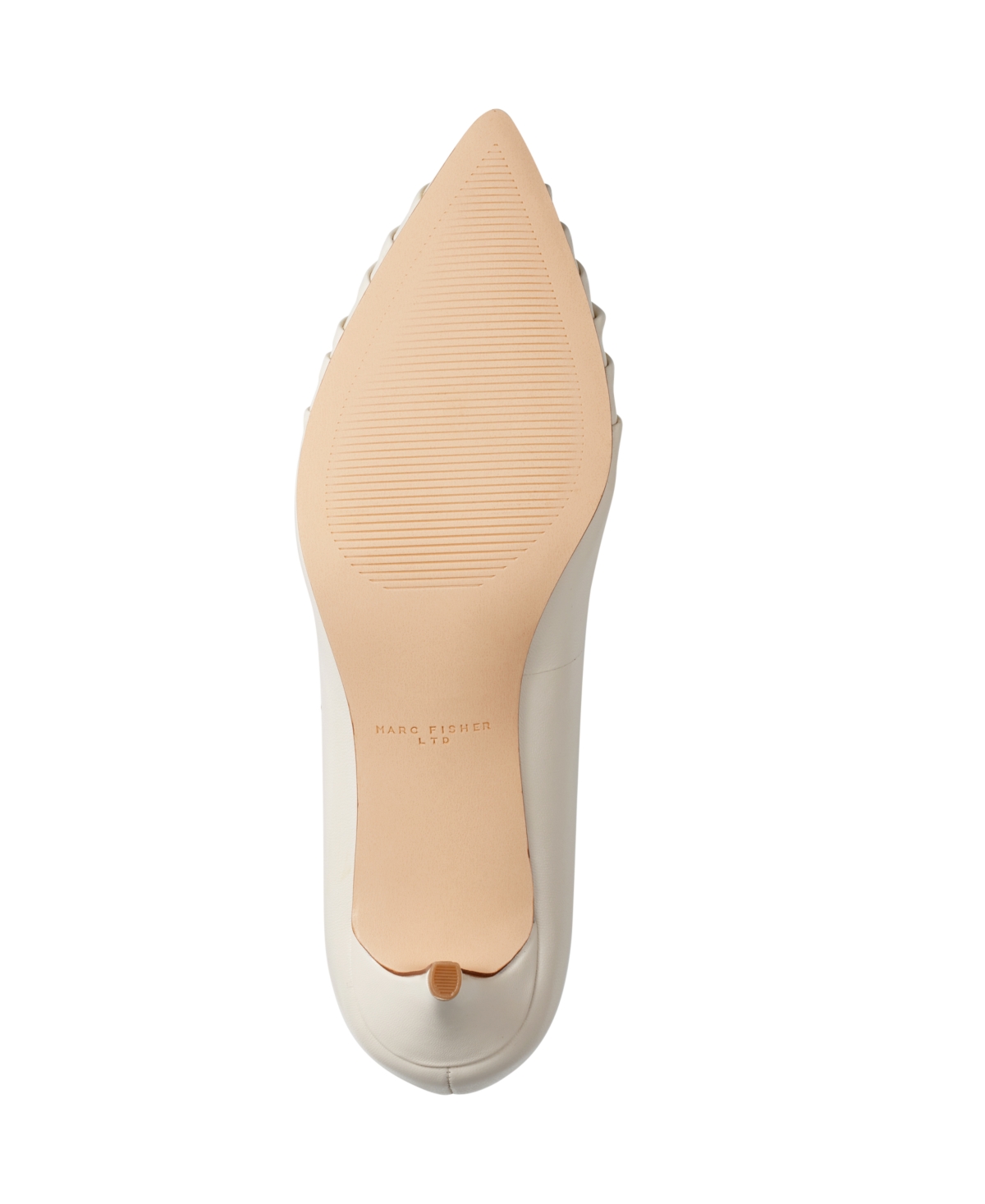 Marc Fisher Ltd Paria Pointed Toe Kitten Heel Pump In White