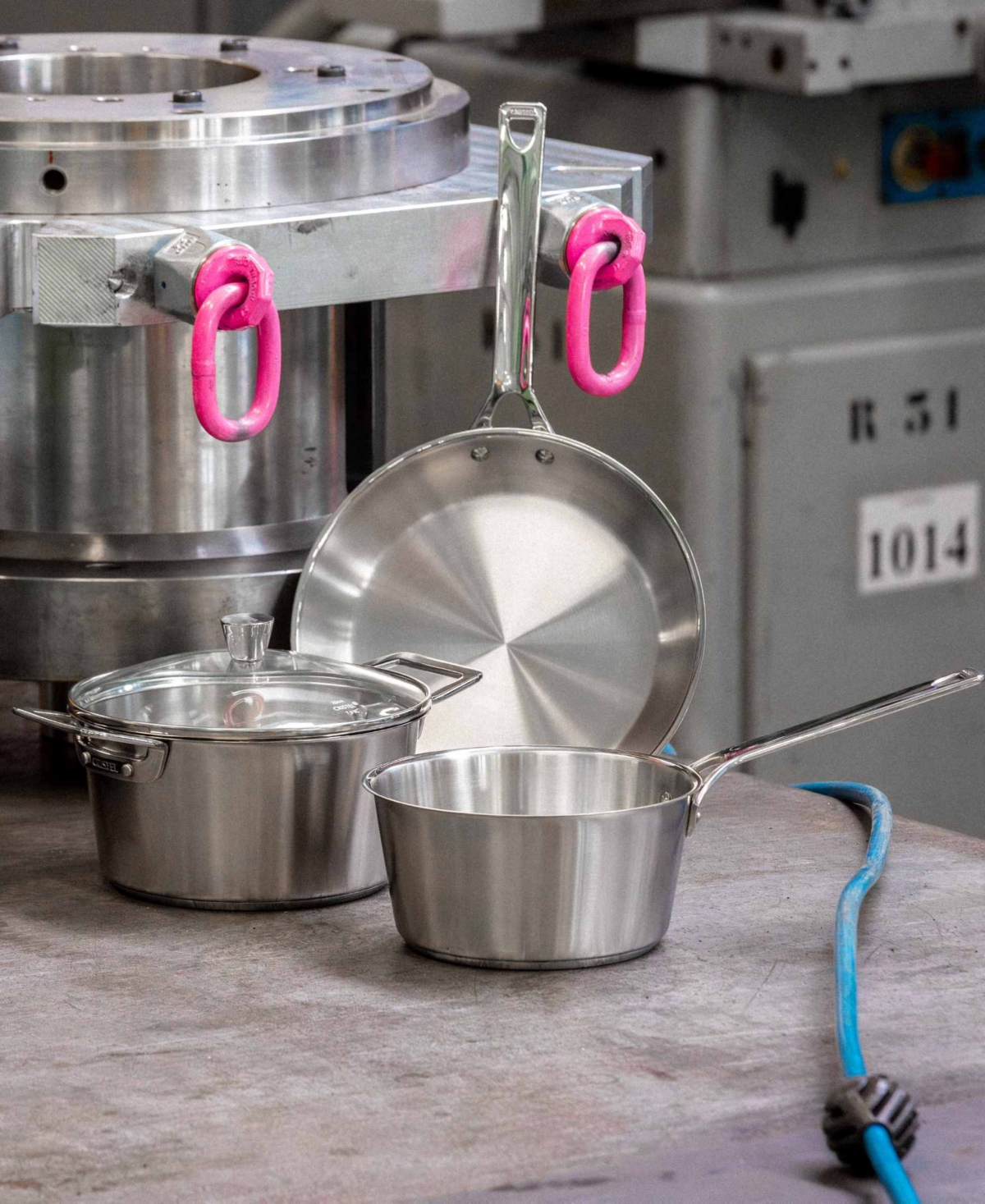 Cristel 1826 8-piece Stainless Steel Cookware Set In No Color