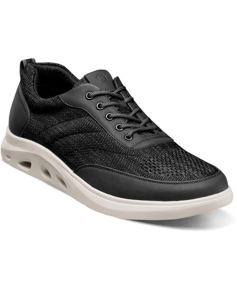 Мужские кроссовки Nunn Bush Ponte Knit Moc Toe, цвет: Чёрный
