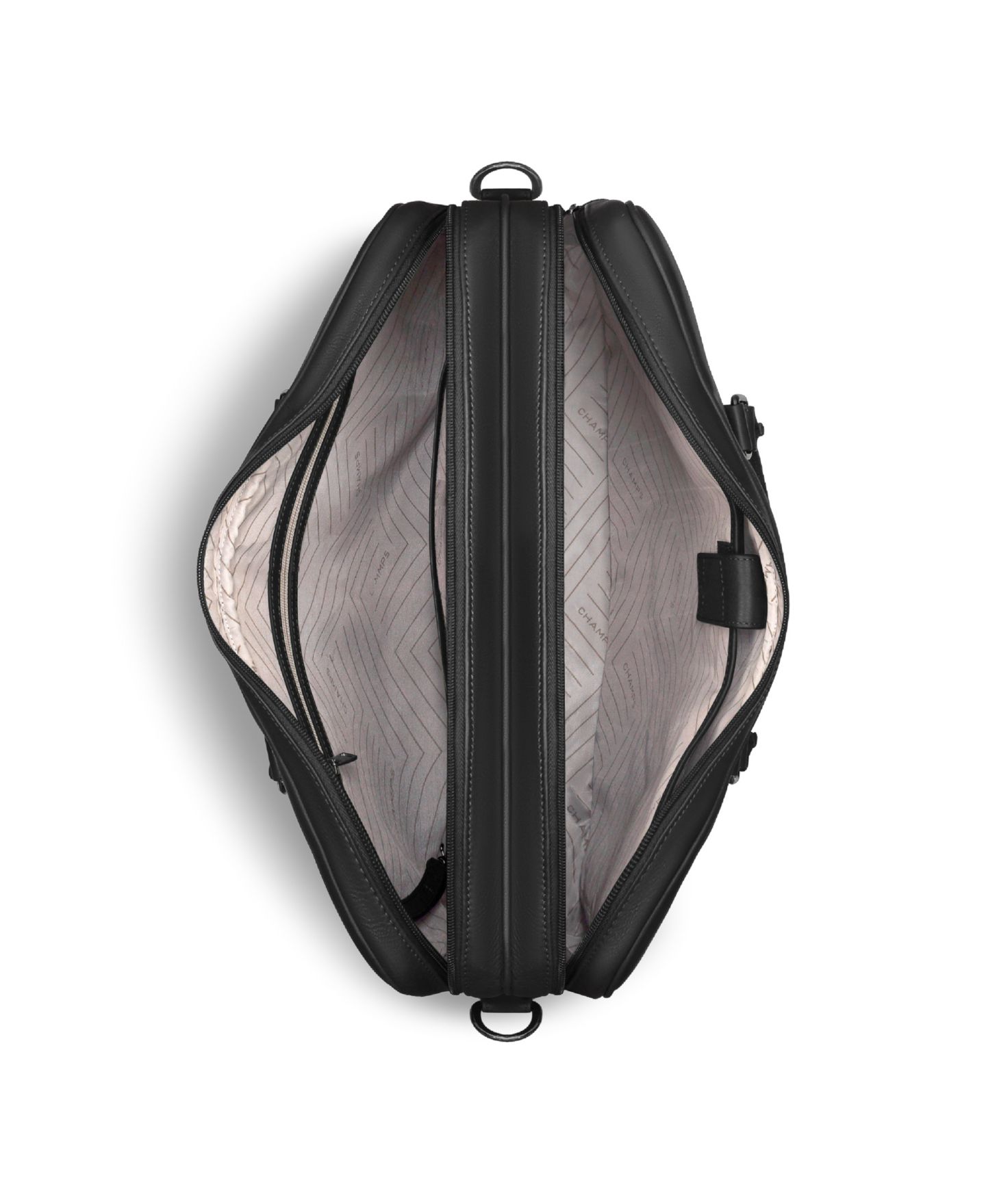 Сумка CHAMPS Onyx Collection Leather Briefcase, цвет: Чёрный — фото 6