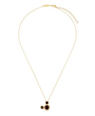 Cubic Zirconia Mickey Mouse Dream Birthstone Pendant Necklace