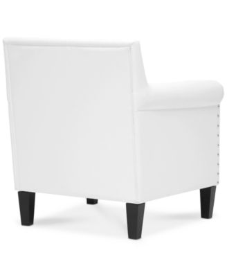 Furniture Antonia Faux Leather Accent Chair