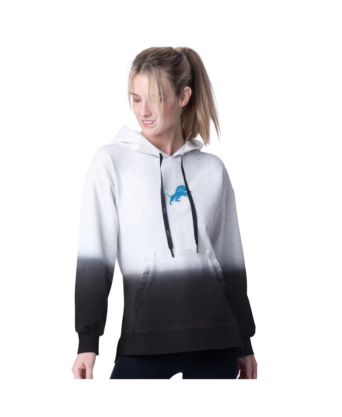 Women's Gray/Black Detroit Lions Daniela Pullover Hoodie - Gray, Black