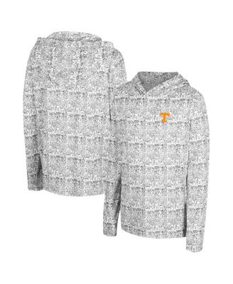 Colosseum - Big Boys and Girls Black Tennessee Volunteers All-Over Print Hoodie